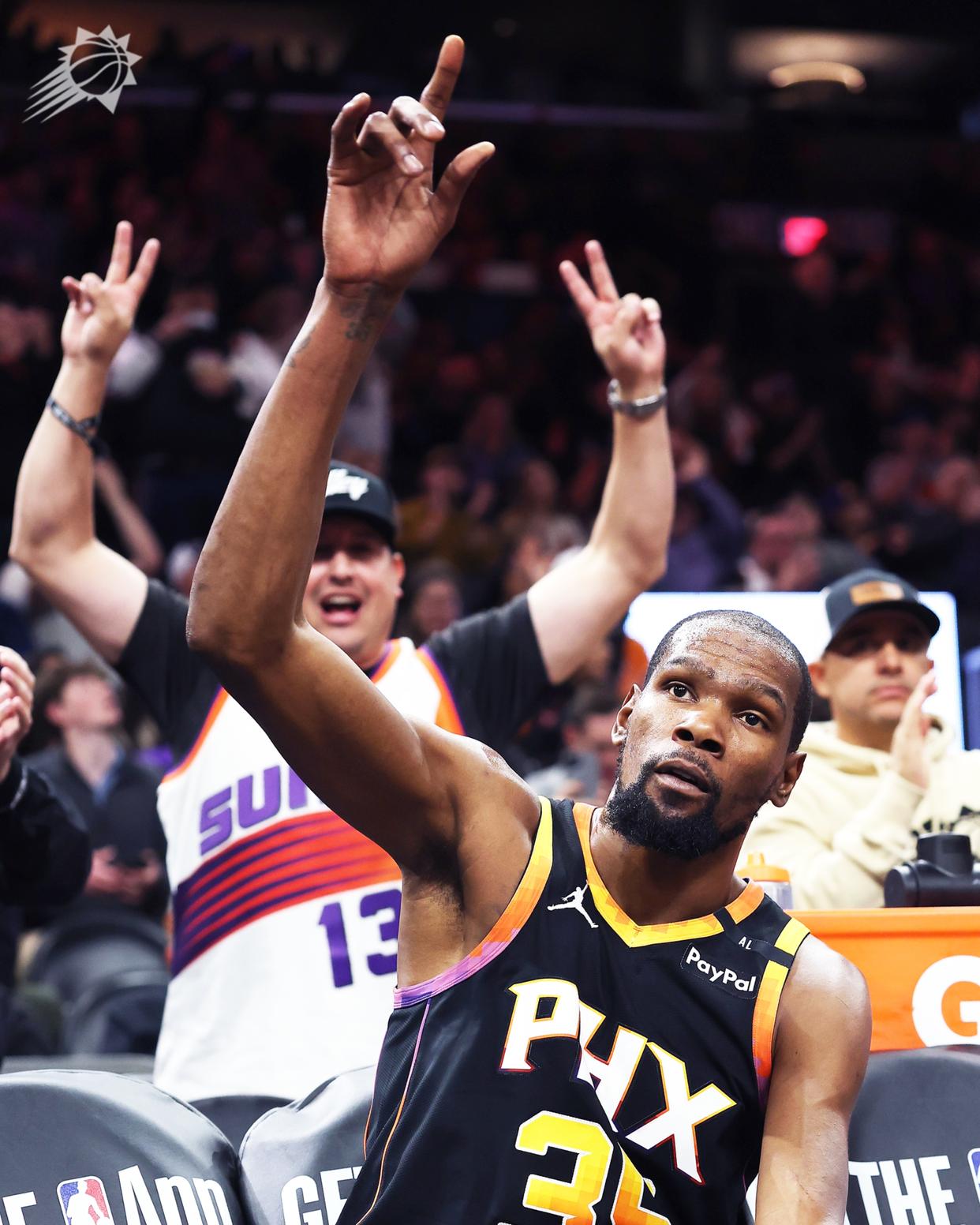 浓眉哥三巨头联手，杜兰特得分突破，状态爆棚冲击季后赛！的简单介绍